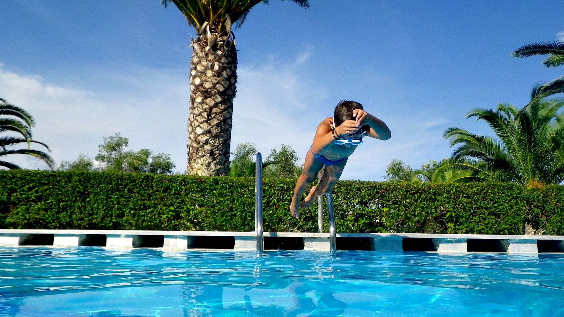 Una alberca saludable